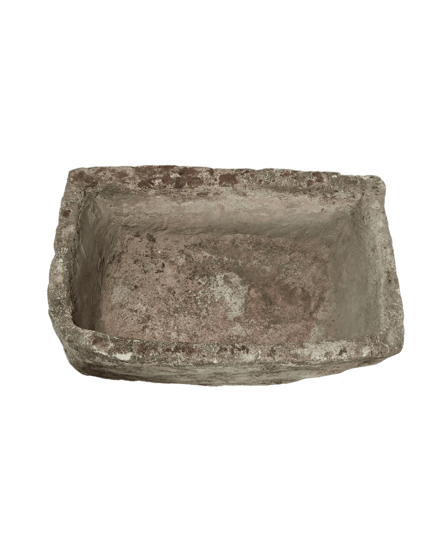 Vintage Limestone Trough - Rectangle from Indonesia - Planters, Fountains, & Water Features
