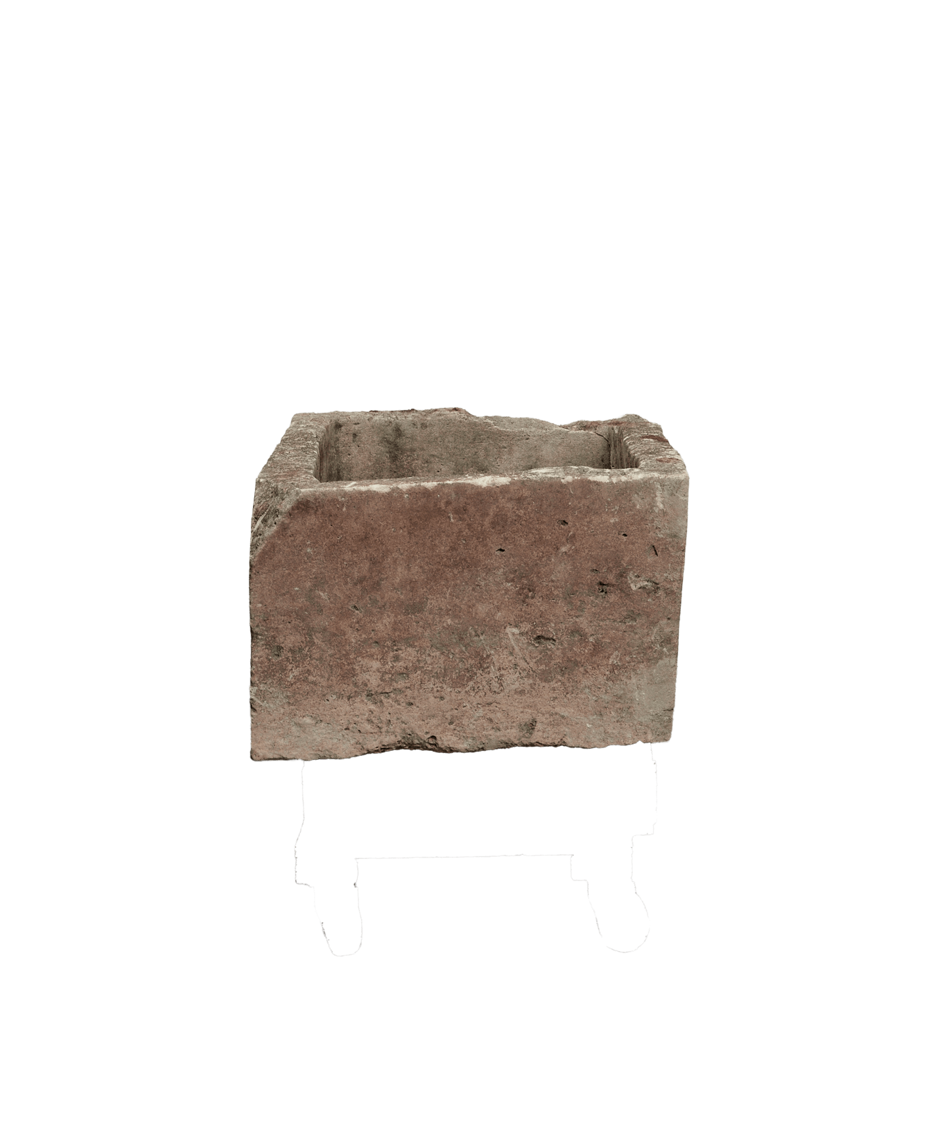 Vintage Limestone Trough - Rectangle from Indonesia - Planters, Fountains, & Water Features