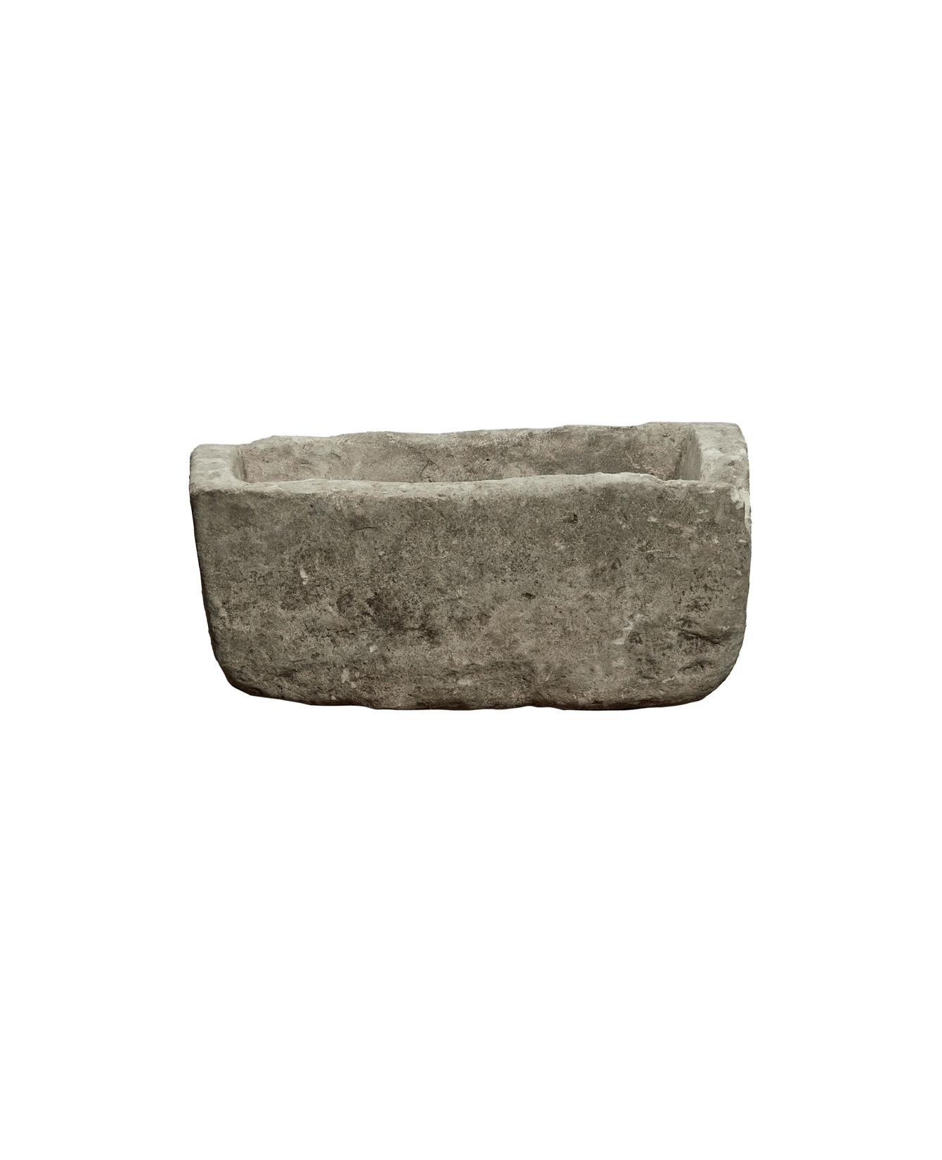Vintage Limestone Trough - Rectangle from Indonesia - Planters, Fountains, & Water Features