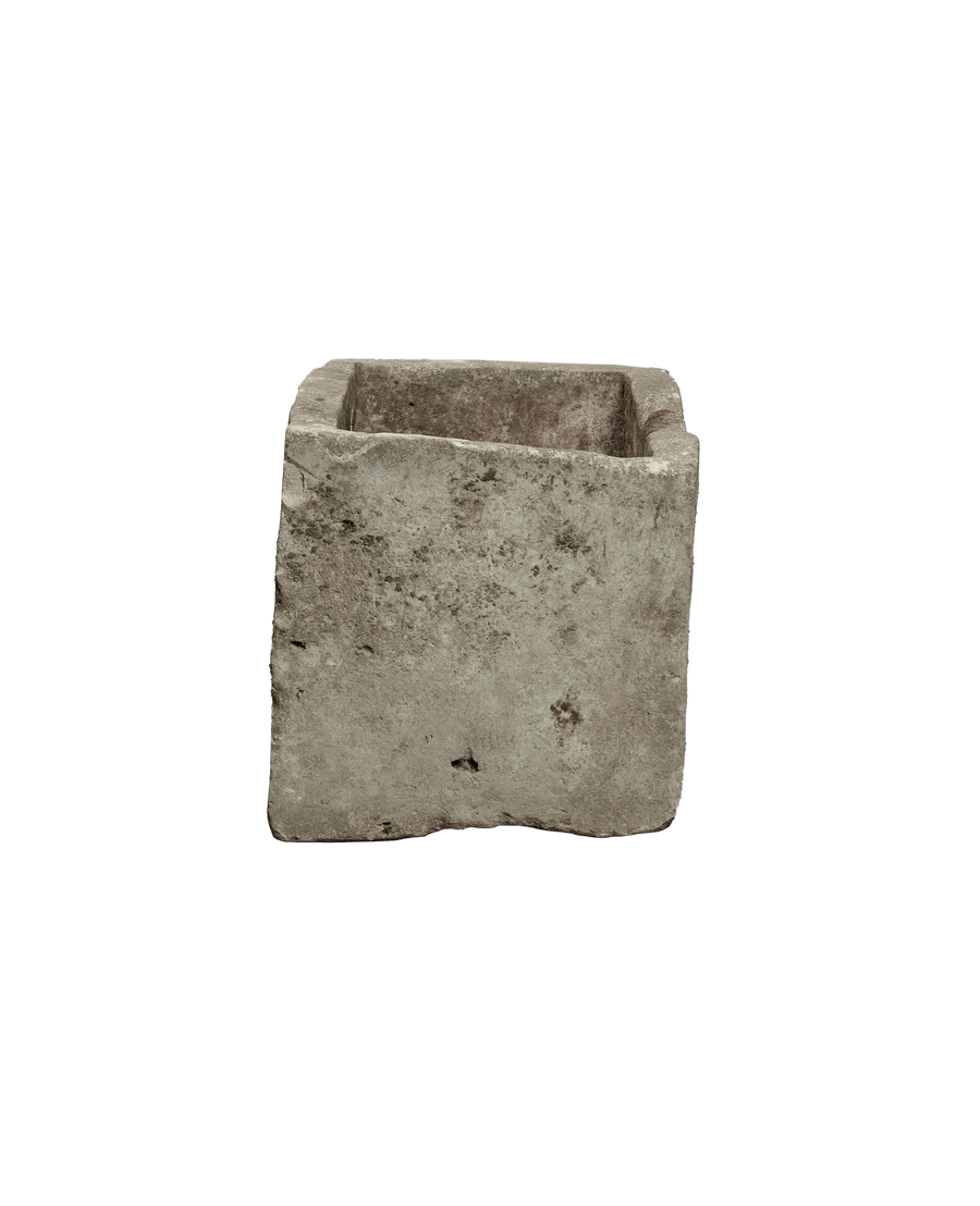 Vintage Limestone Trough - Rectangle from Indonesia - Planters, Fountains, & Water Features