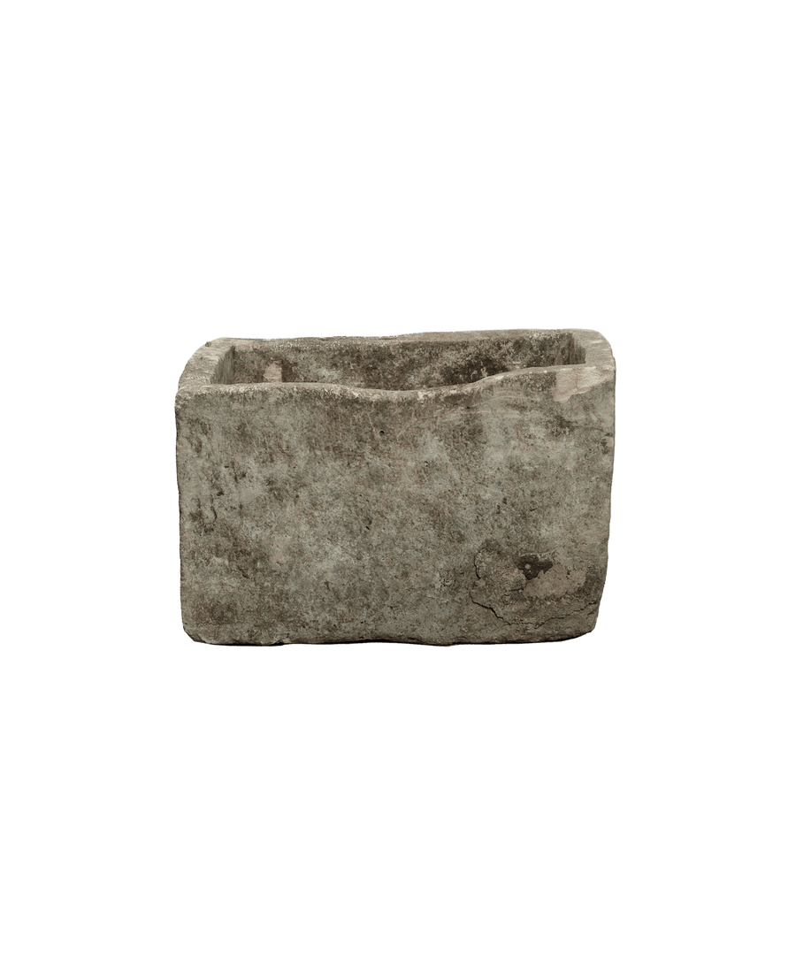 Vintage Limestone Trough - Rectangle from Indonesia - Planters, Fountains, & Water Features