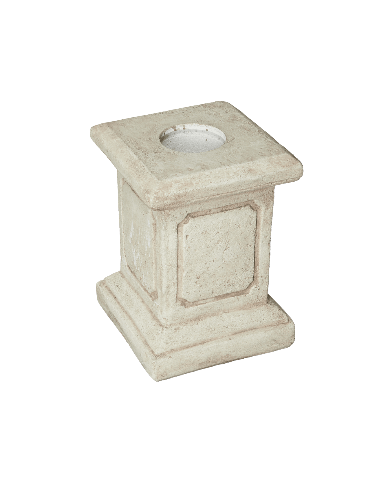 Reproduction Cast Pedestal from Domestic made of Cement