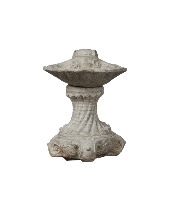 Cast Shell Bird Bath
