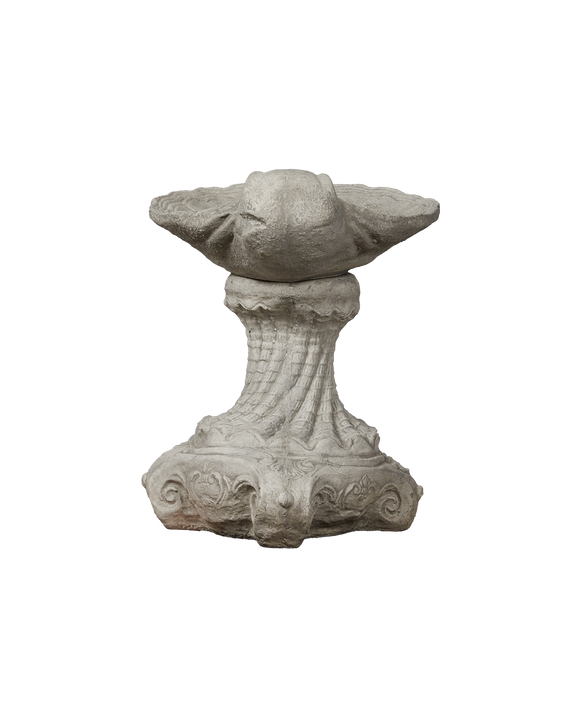Cast Shell Bird Bath
