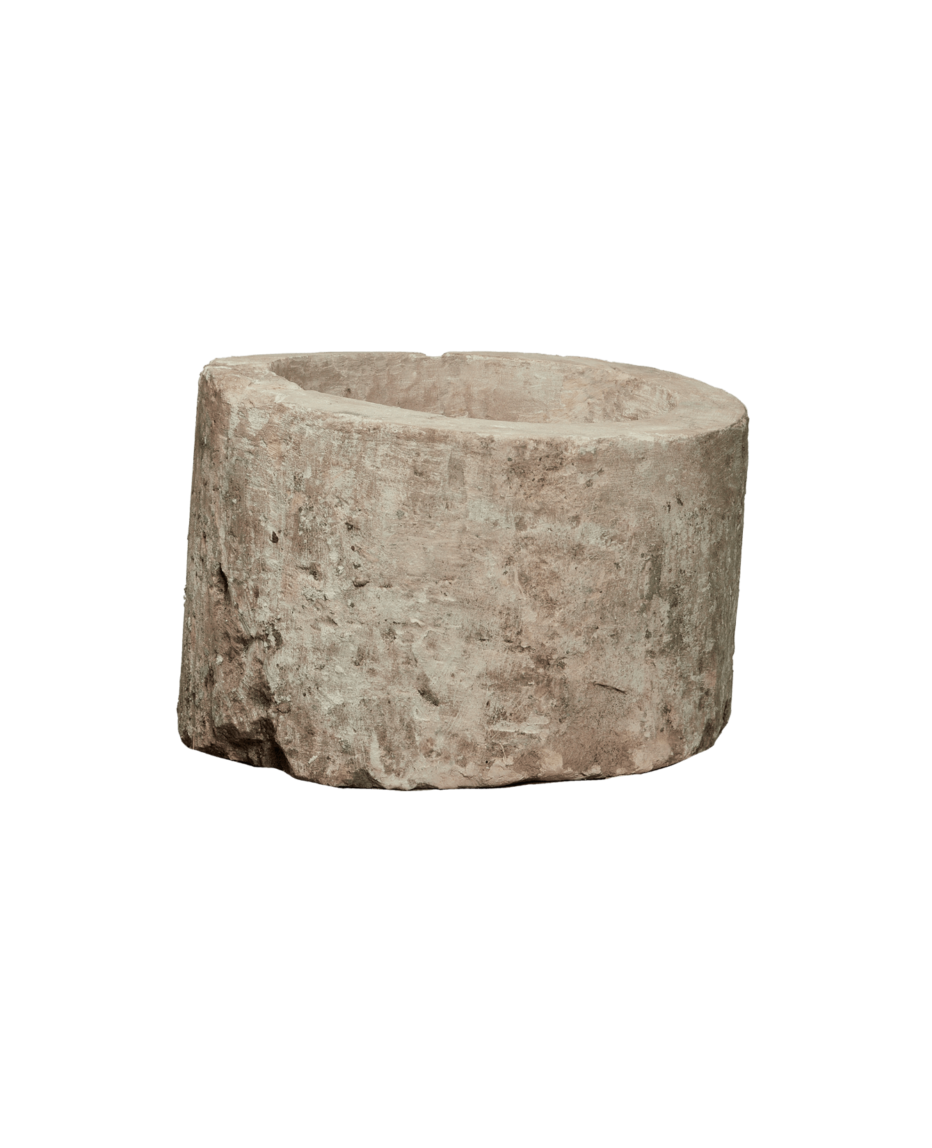 Vintage Limestone Trough - Round from Indonesia - Planters, Fountains, & Water Features