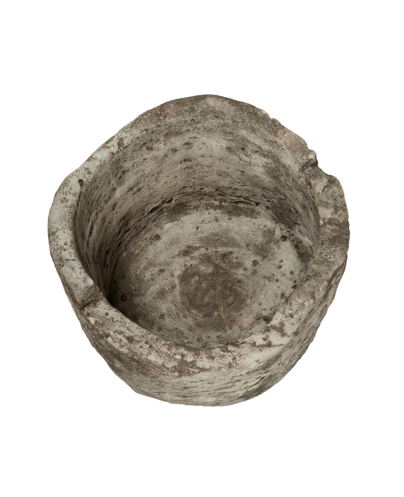 Vintage Limestone Trough - Round from Indonesia - Planters, Fountains, & Water Features