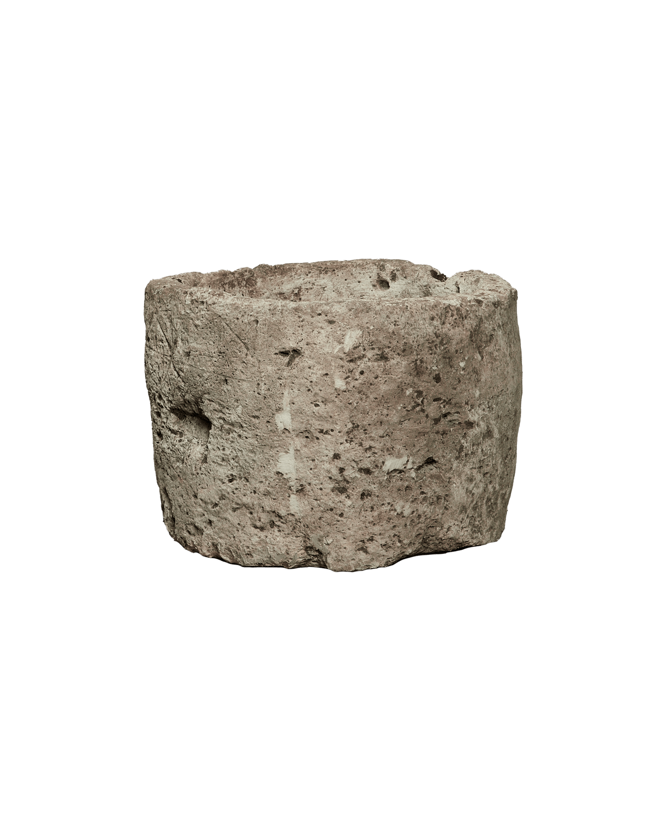 Vintage Limestone Trough - Round from Indonesia - Planters, Fountains, & Water Features