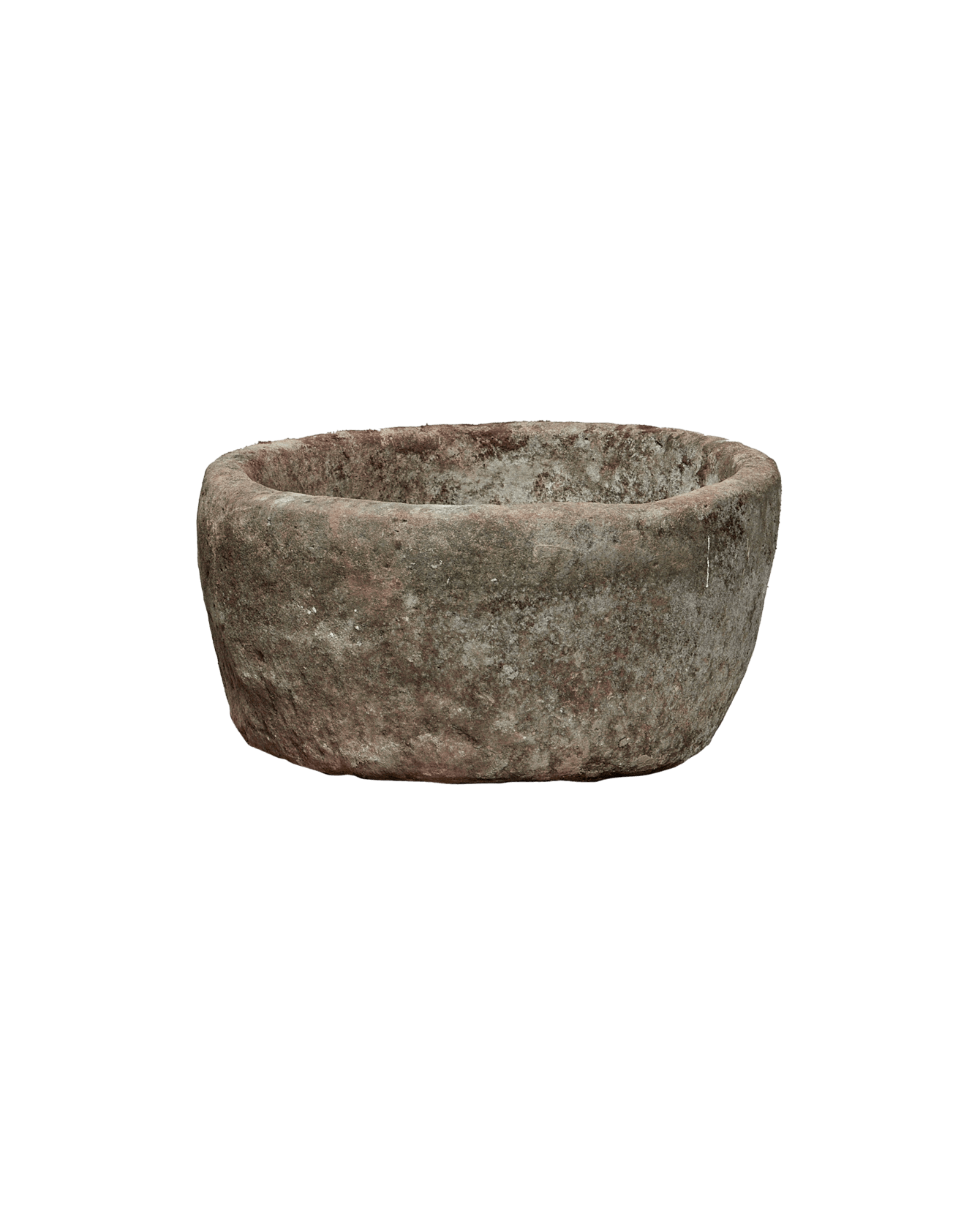 Vintage Limestone Trough - Round from Indonesia - Planters, Fountains, & Water Features