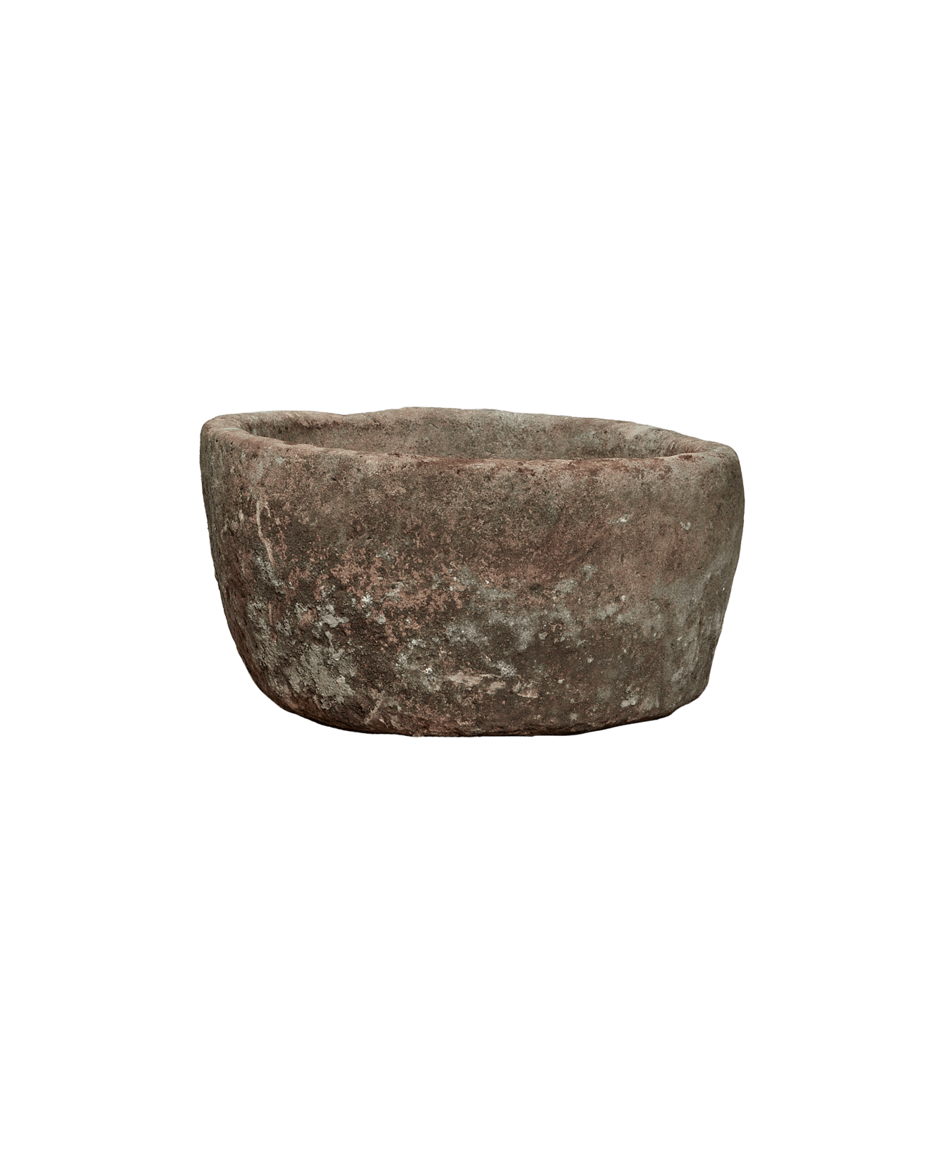 Vintage Limestone Trough - Round from Indonesia - Planters, Fountains, & Water Features