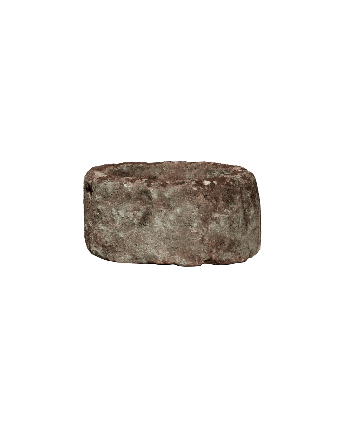 Vintage Limestone Trough - Round from Indonesia - Planters, Fountains, & Water Features