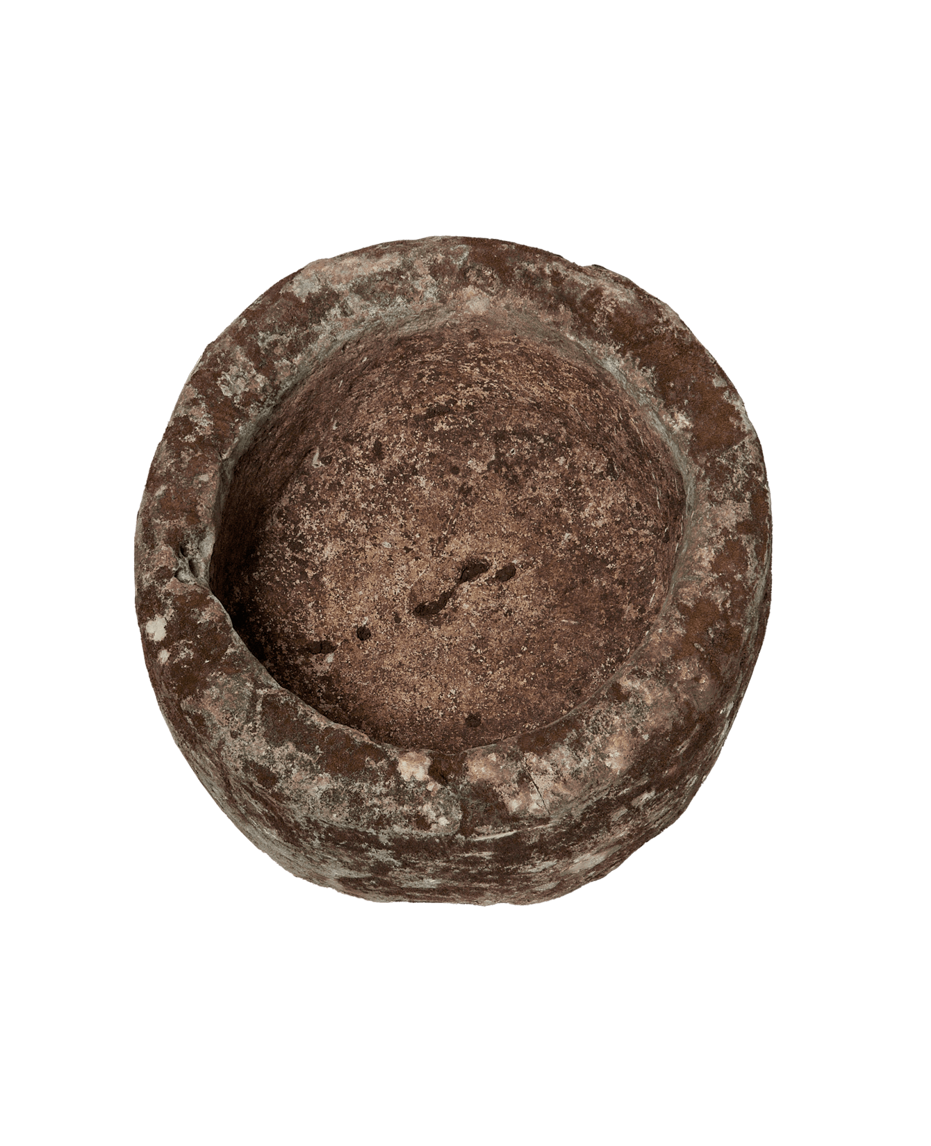 Vintage Limestone Trough - Round from Indonesia - Planters, Fountains, & Water Features