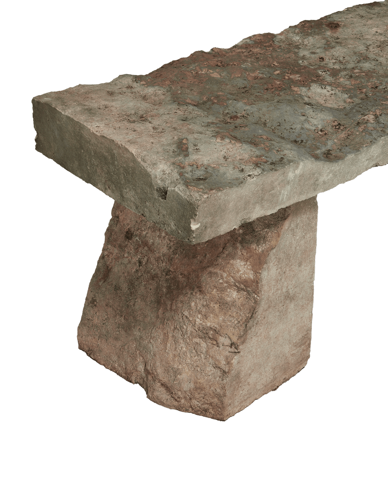 Vintage Limestone Bench from Indonesia made of Stone