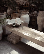 Limestone Bench