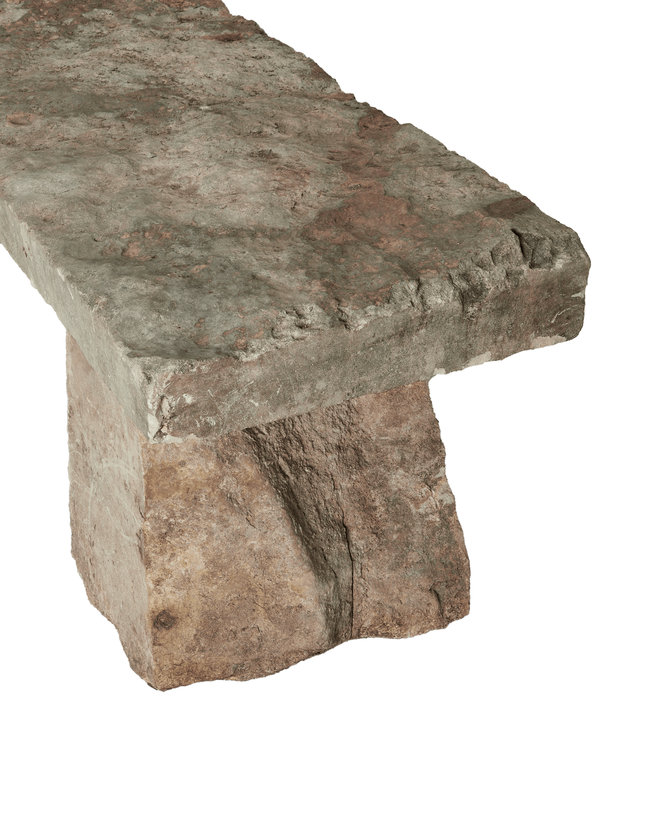 Vintage Limestone Bench from Indonesia made of Stone