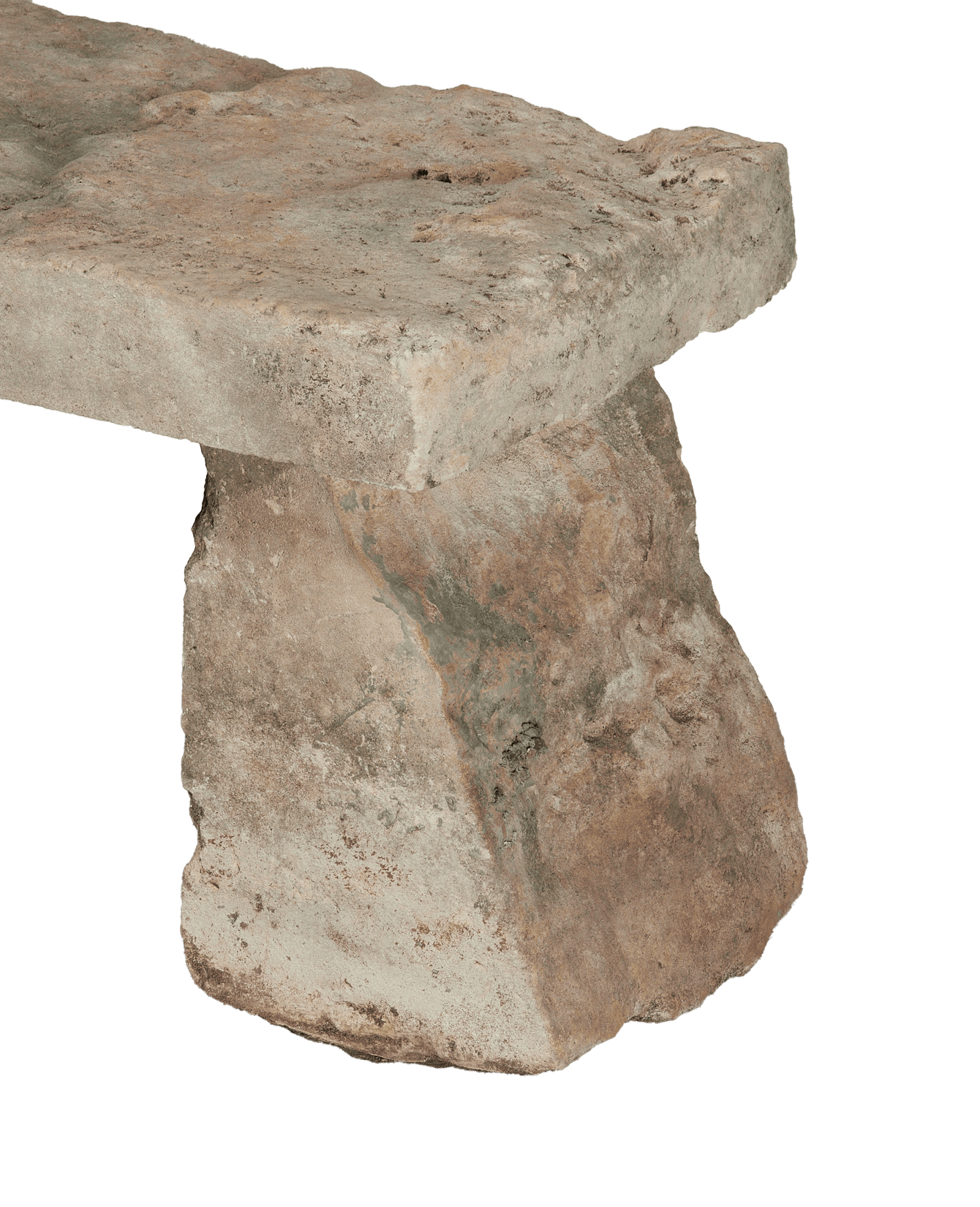 Vintage Limestone Bench from Indonesia made of Stone
