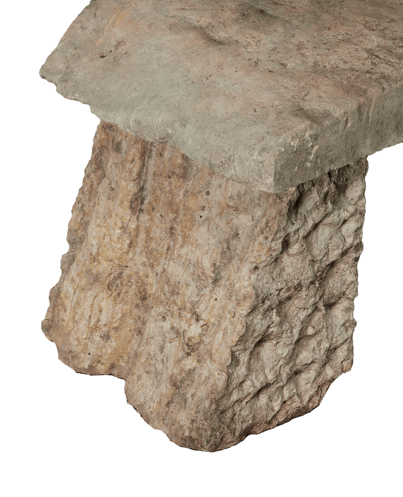 Vintage Limestone Bench from Indonesia made of Stone