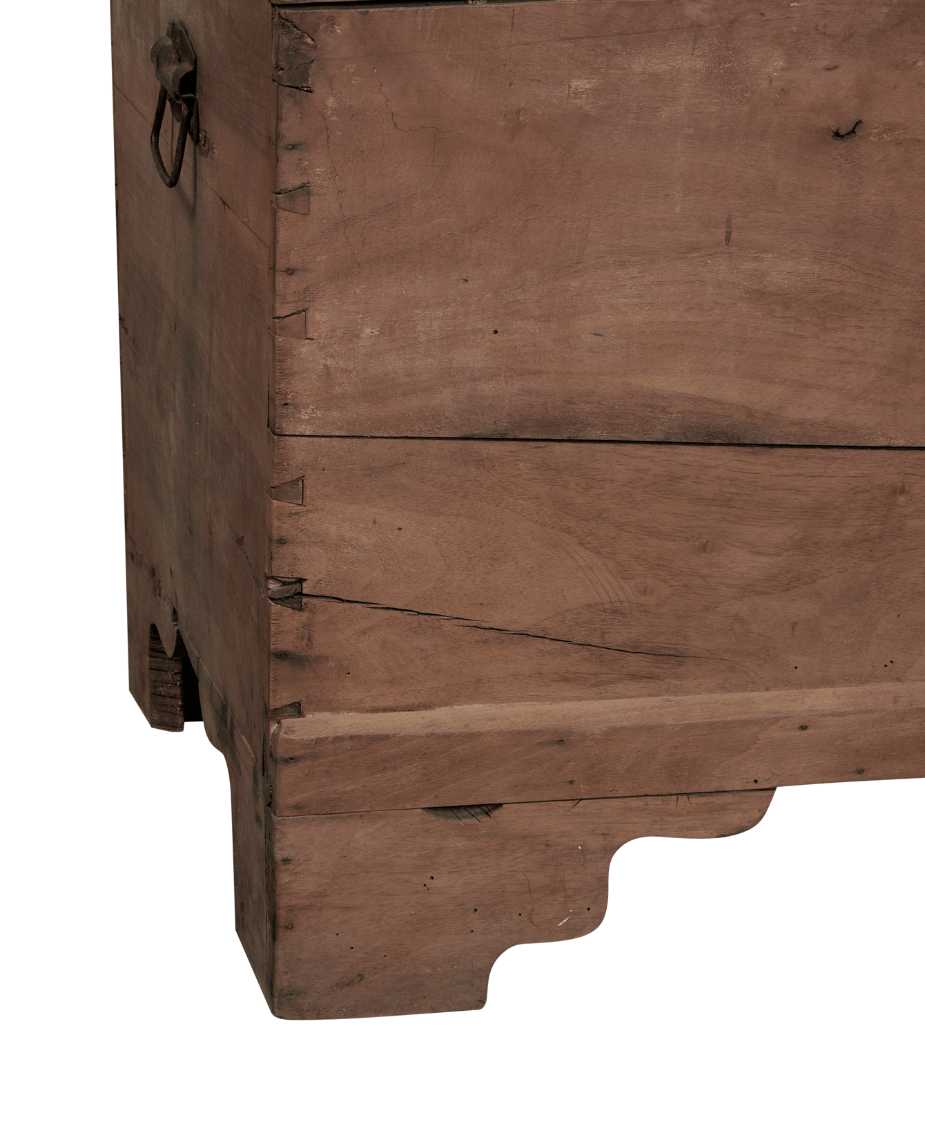 Antique Wood Chest from Turkey made of Wood