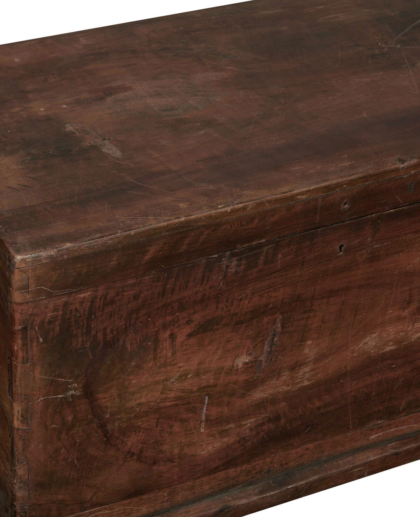 Antique Wood Chest from Turkey made of Wood