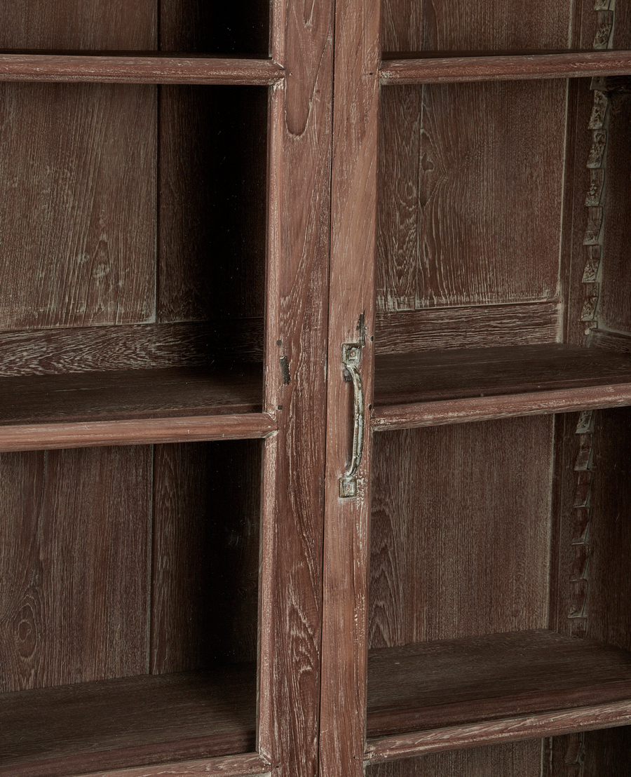 Vintage Wood Cabinet from India made of Wood