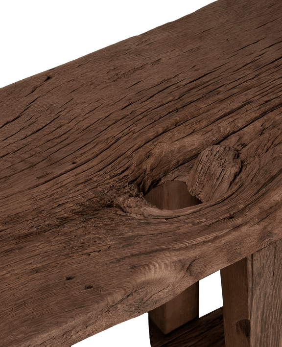 Chestnut Wood Console