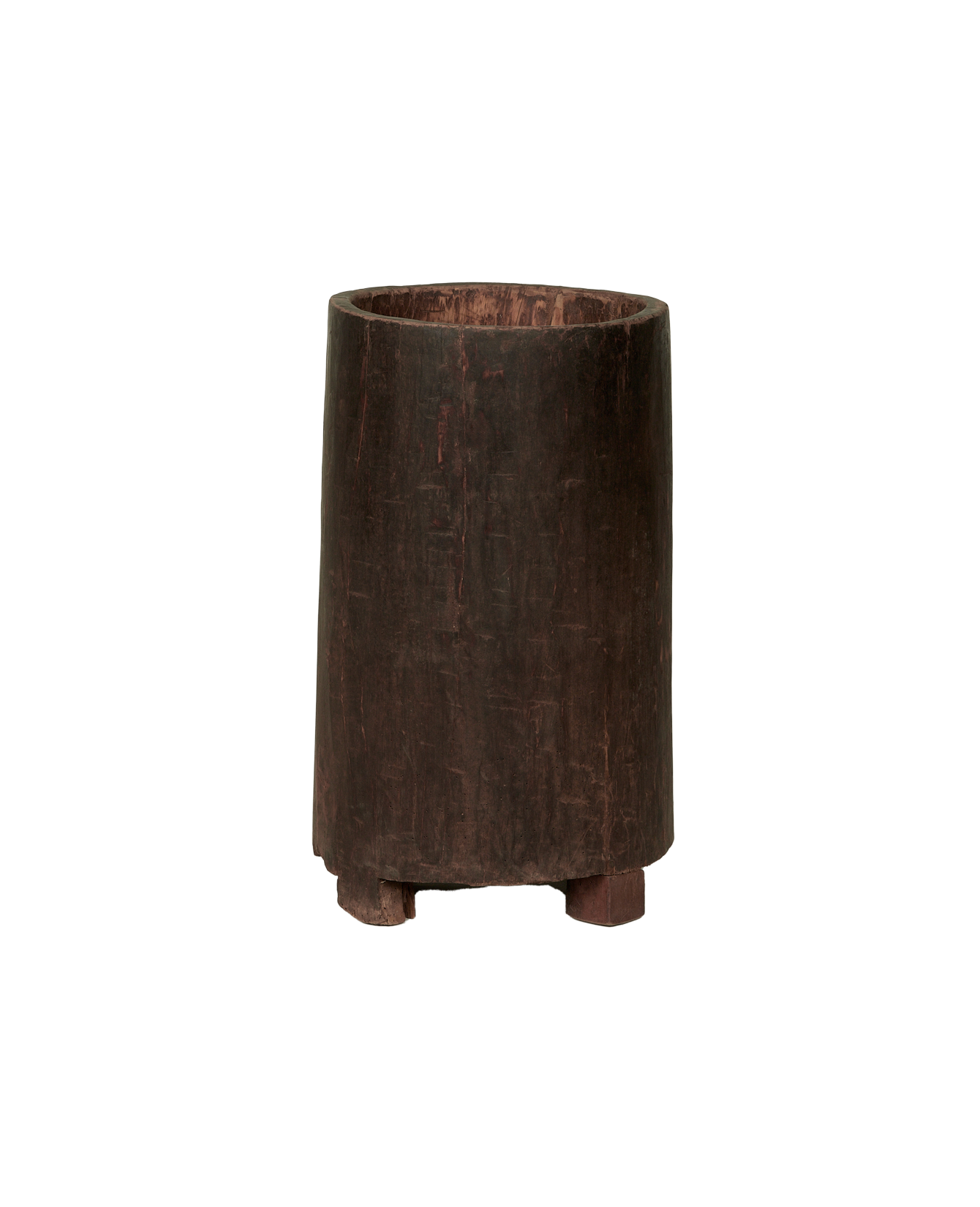 Antique Nagaland Planter from India made of Wood