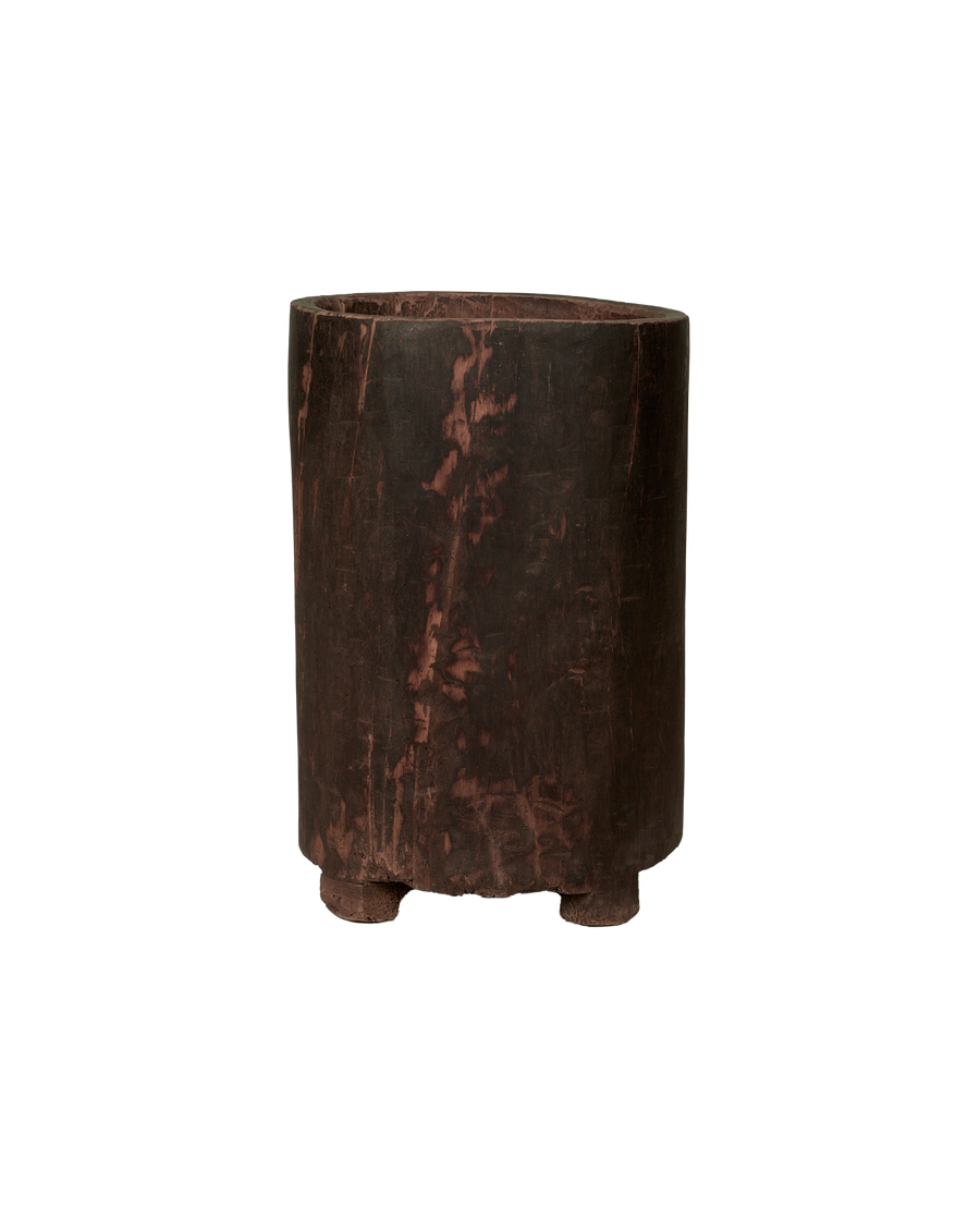 Antique Nagaland Planter from India made of Wood