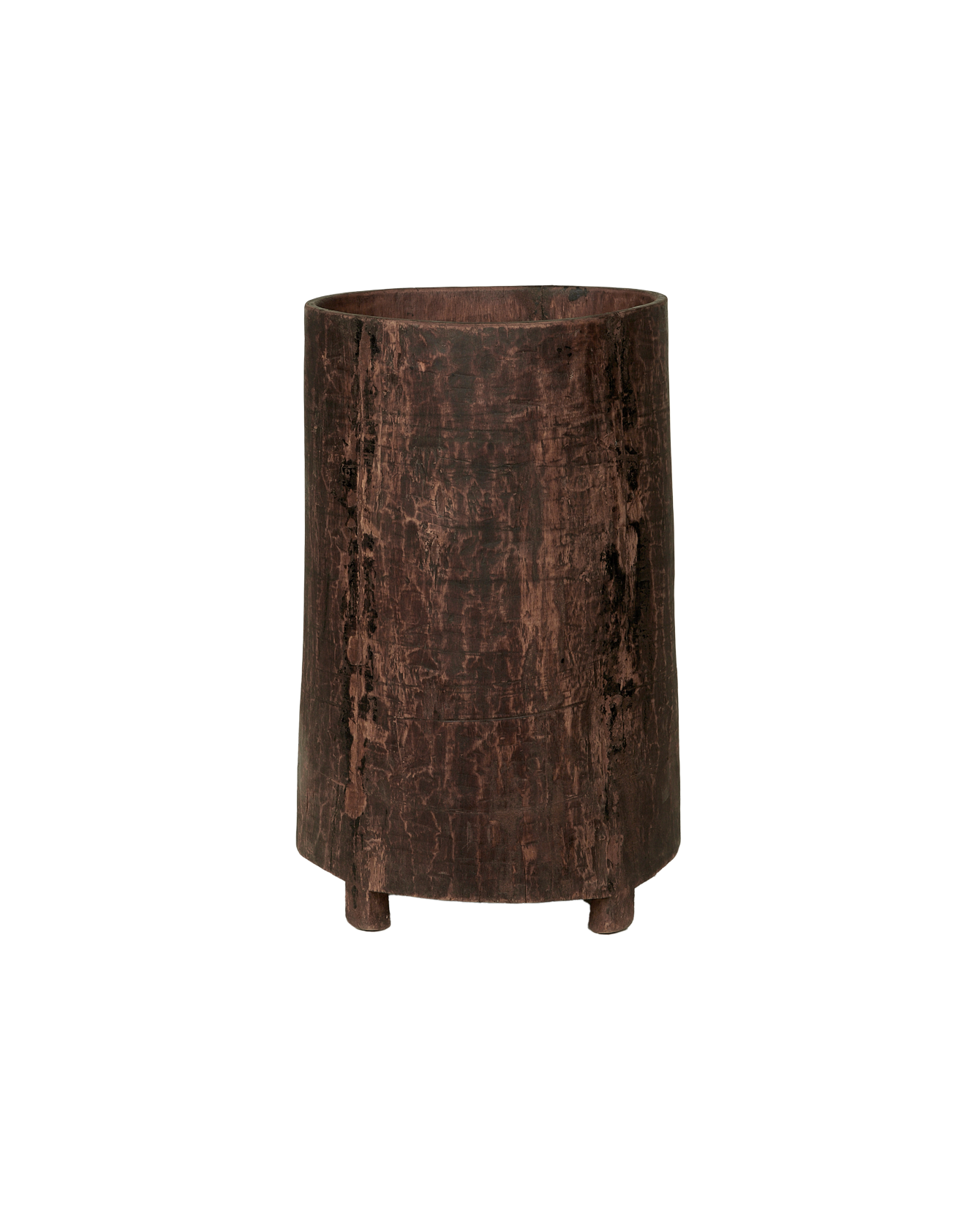 Antique Nagaland Planter from India made of Wood