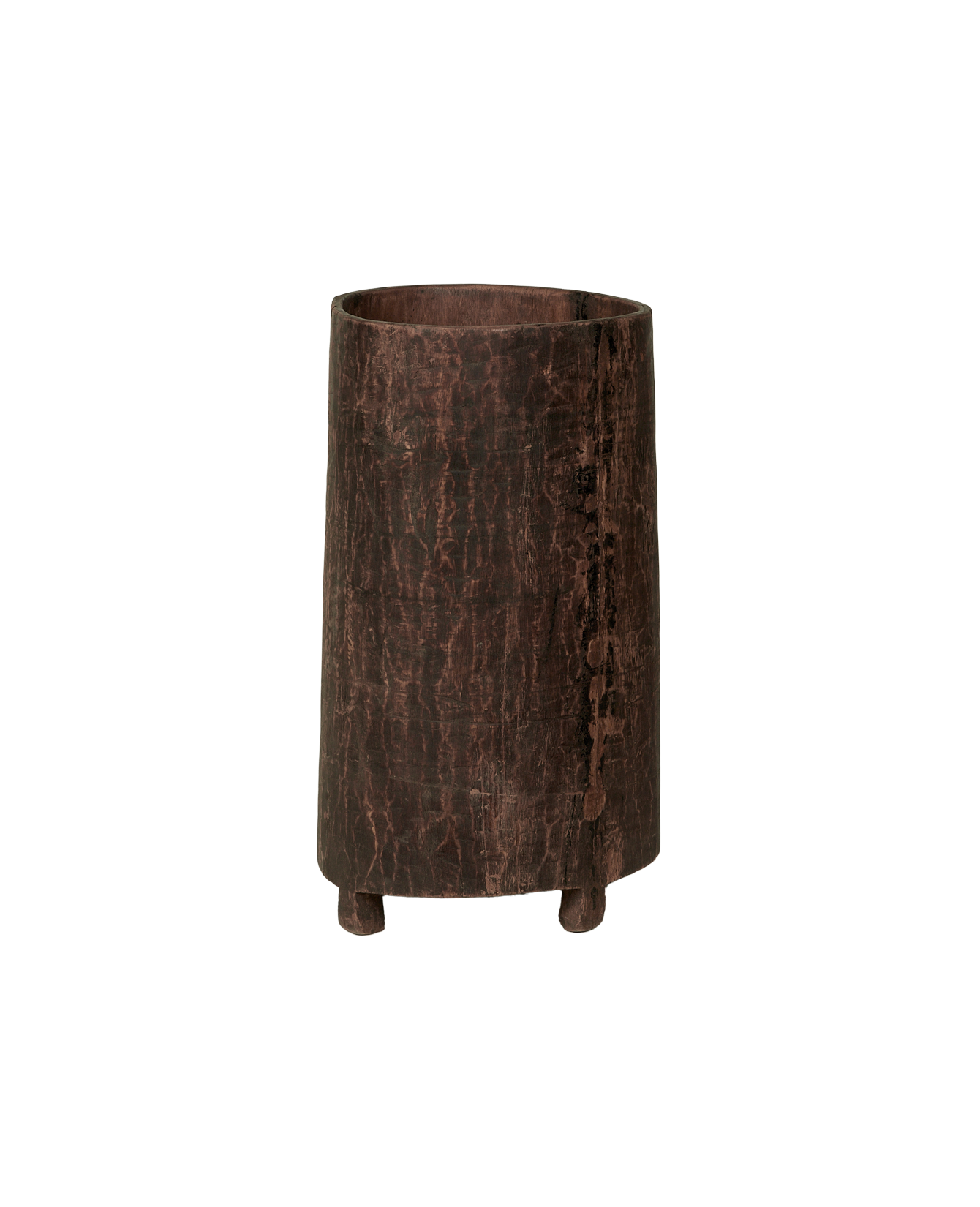 Antique Nagaland Planter from India made of Wood