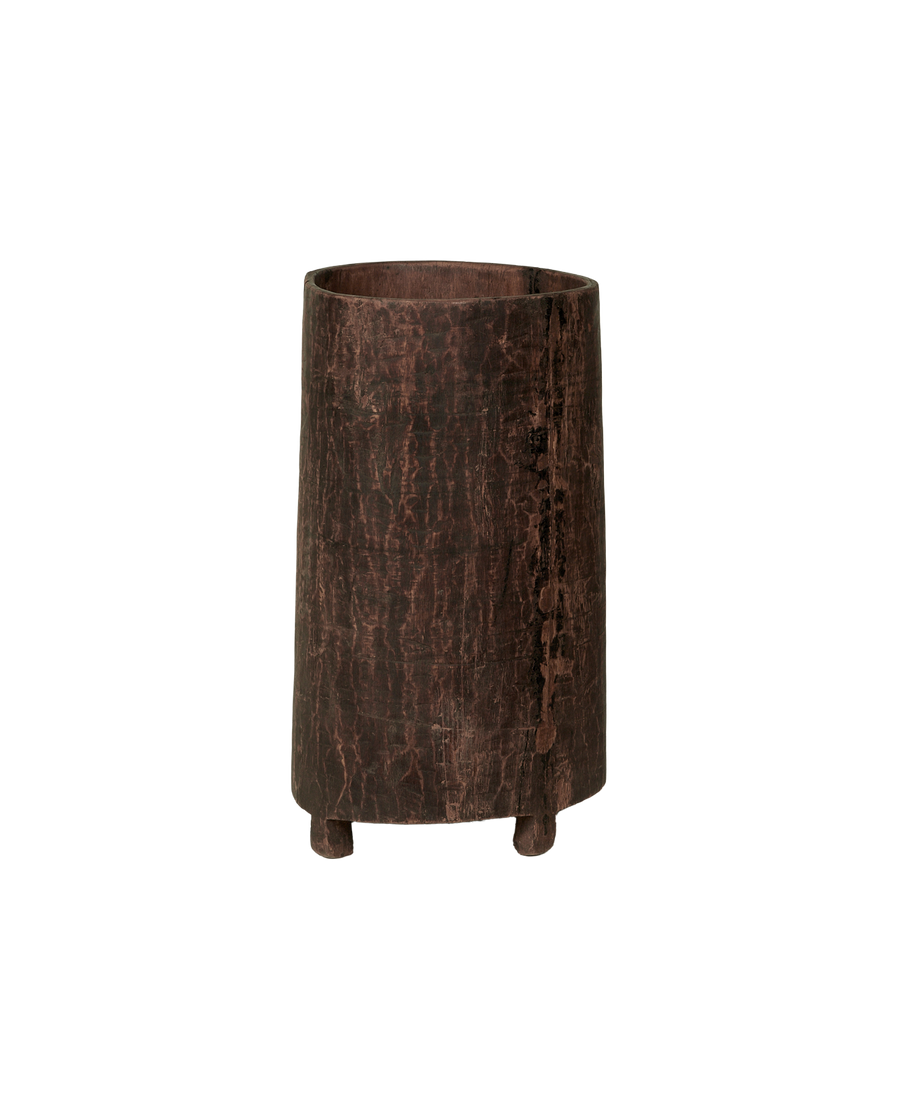 Antique Nagaland Planter from India made of Wood