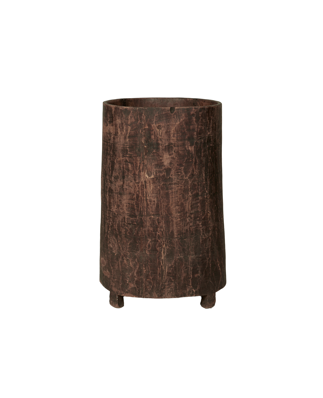 Antique Nagaland Planter from India made of Wood