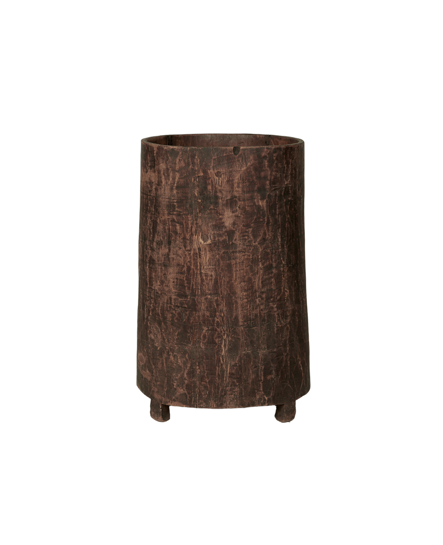 Antique Nagaland Planter from India made of Wood