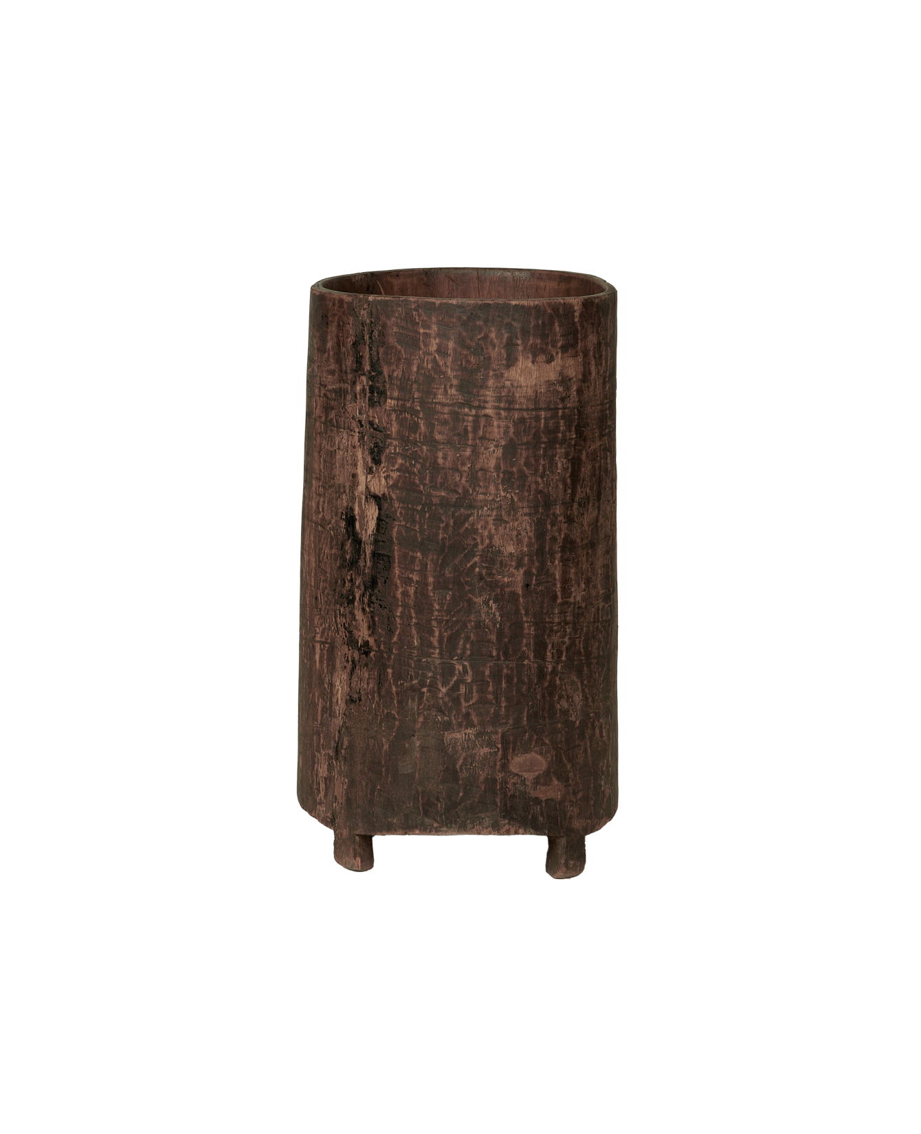 Antique Nagaland Planter from India made of Wood