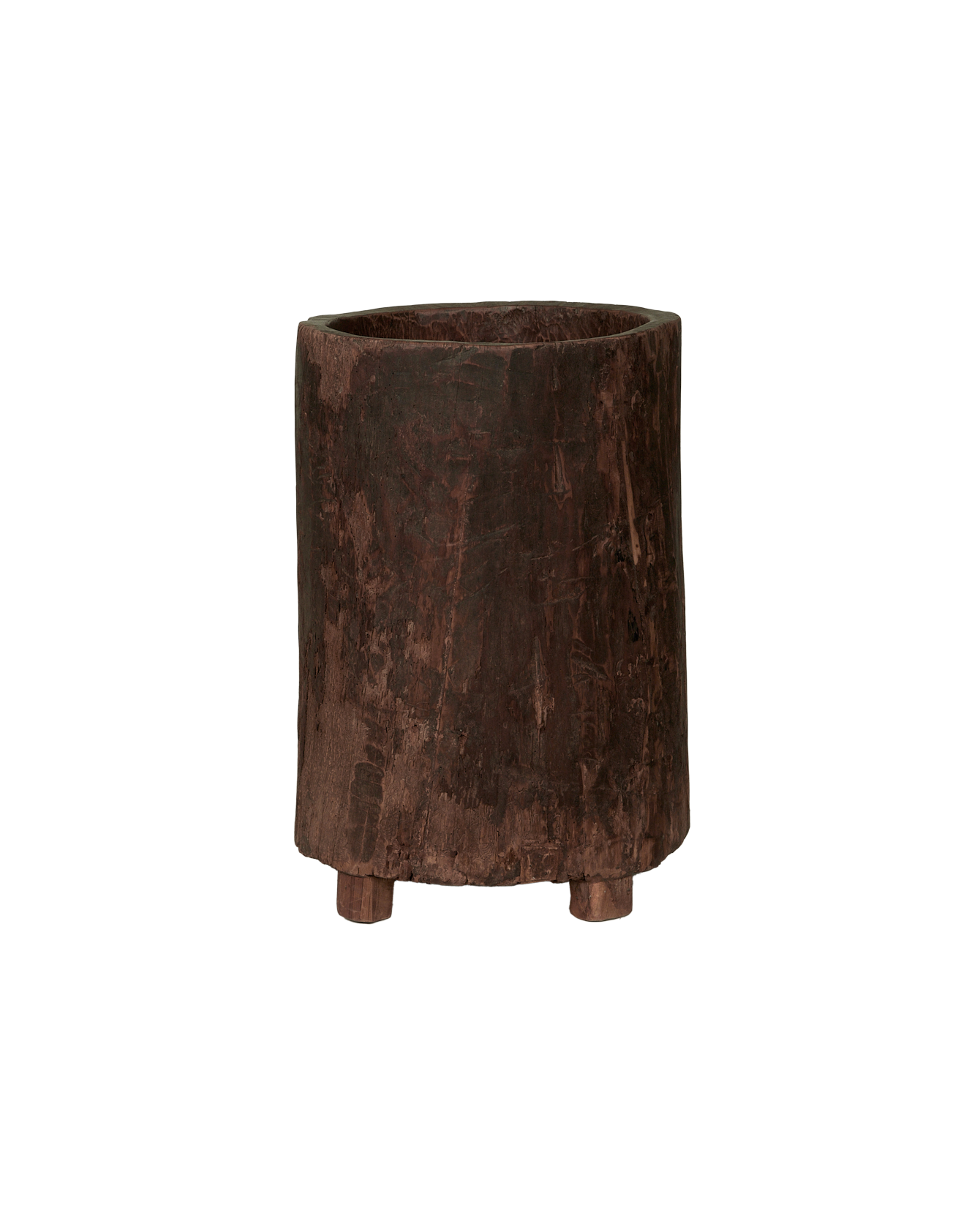 Antique Nagaland Planter from India made of Wood