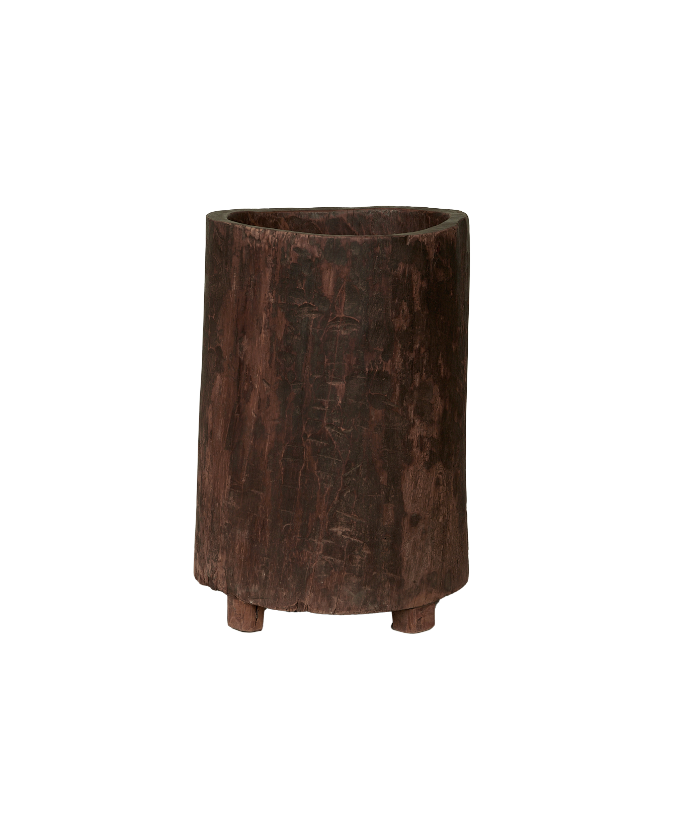 Antique Nagaland Planter from India made of Wood