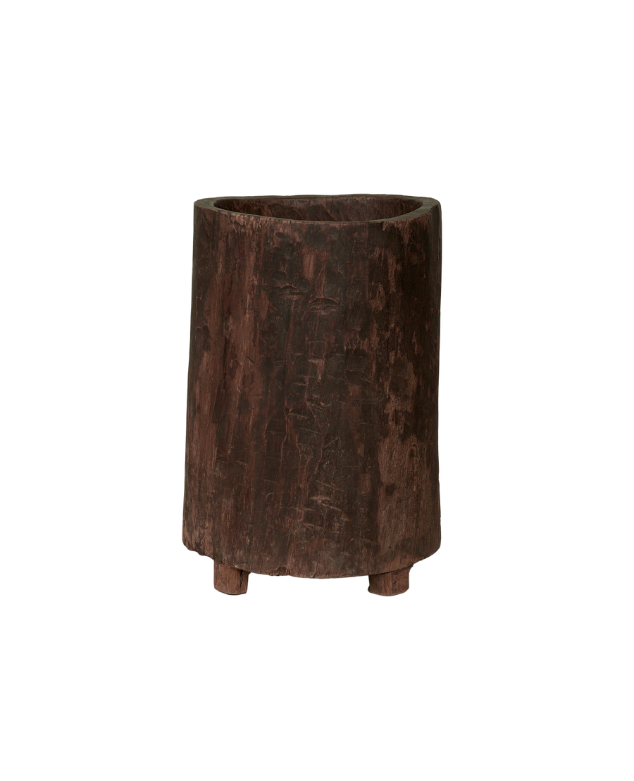 Antique Nagaland Planter from India made of Wood