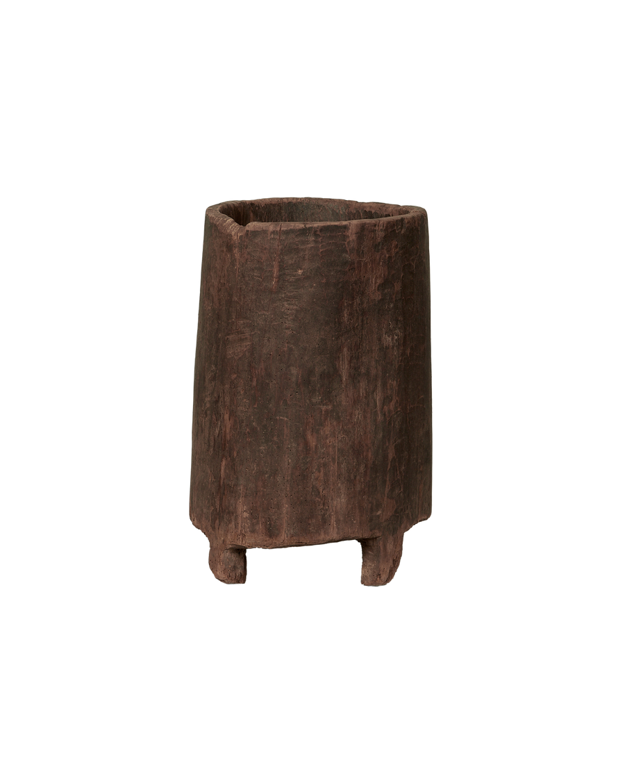 Antique Nagaland Planter from India made of Wood