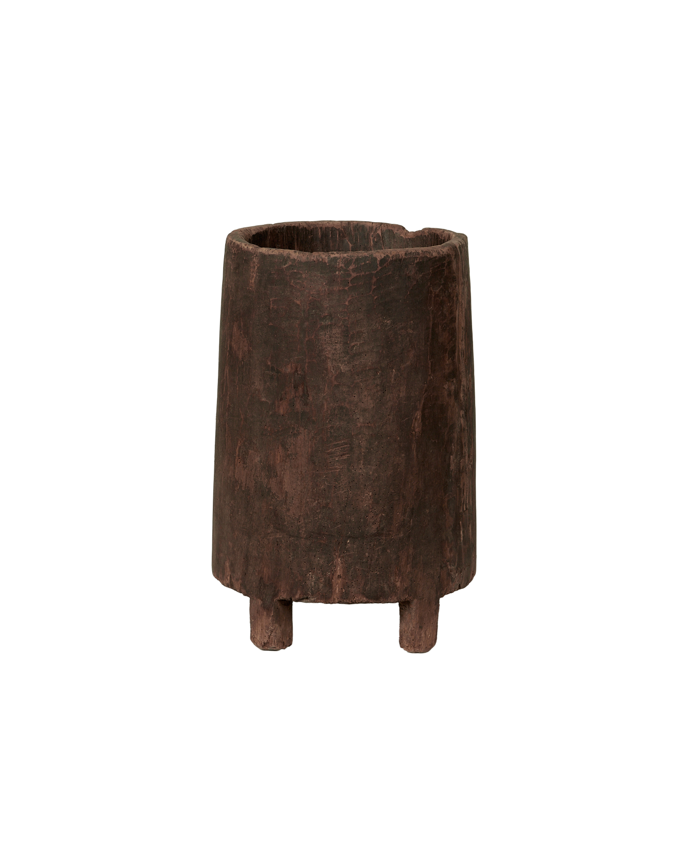 Antique Nagaland Planter from India made of Wood