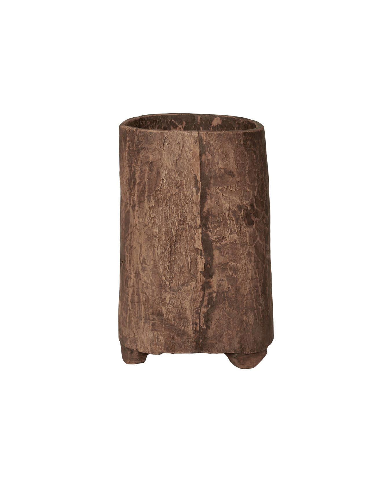 Antique Nagaland Planter from India made of Wood