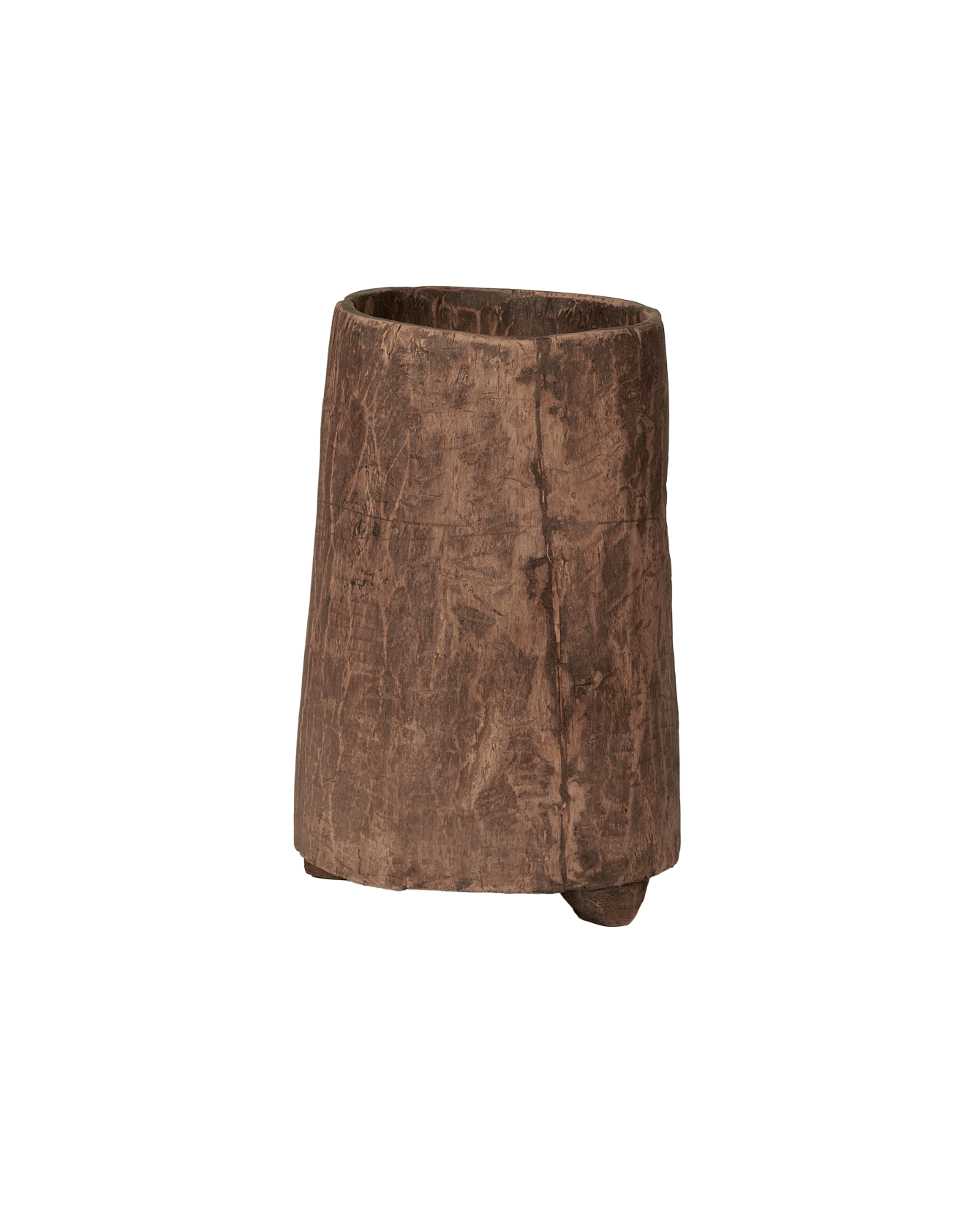 Antique Nagaland Planter from India made of Wood