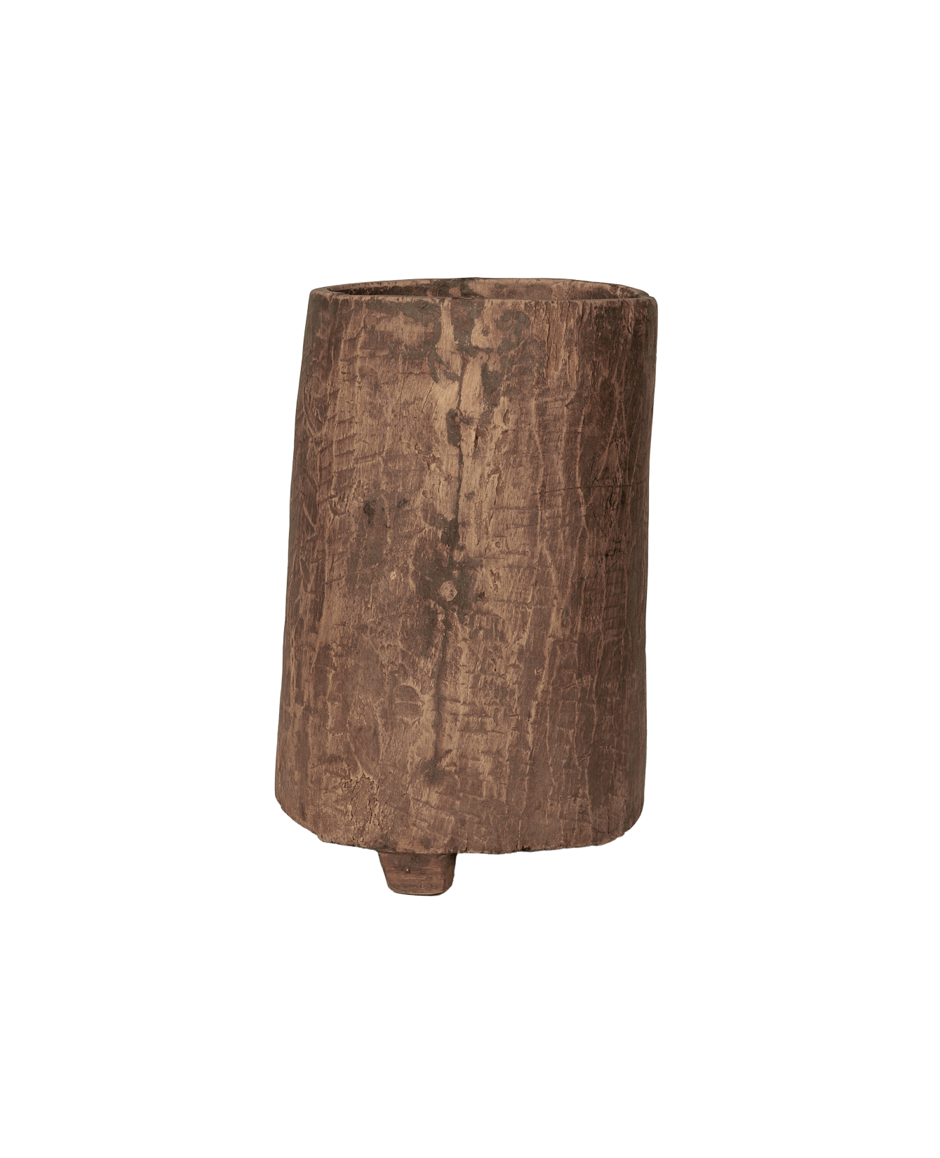 Antique Nagaland Planter from India made of Wood