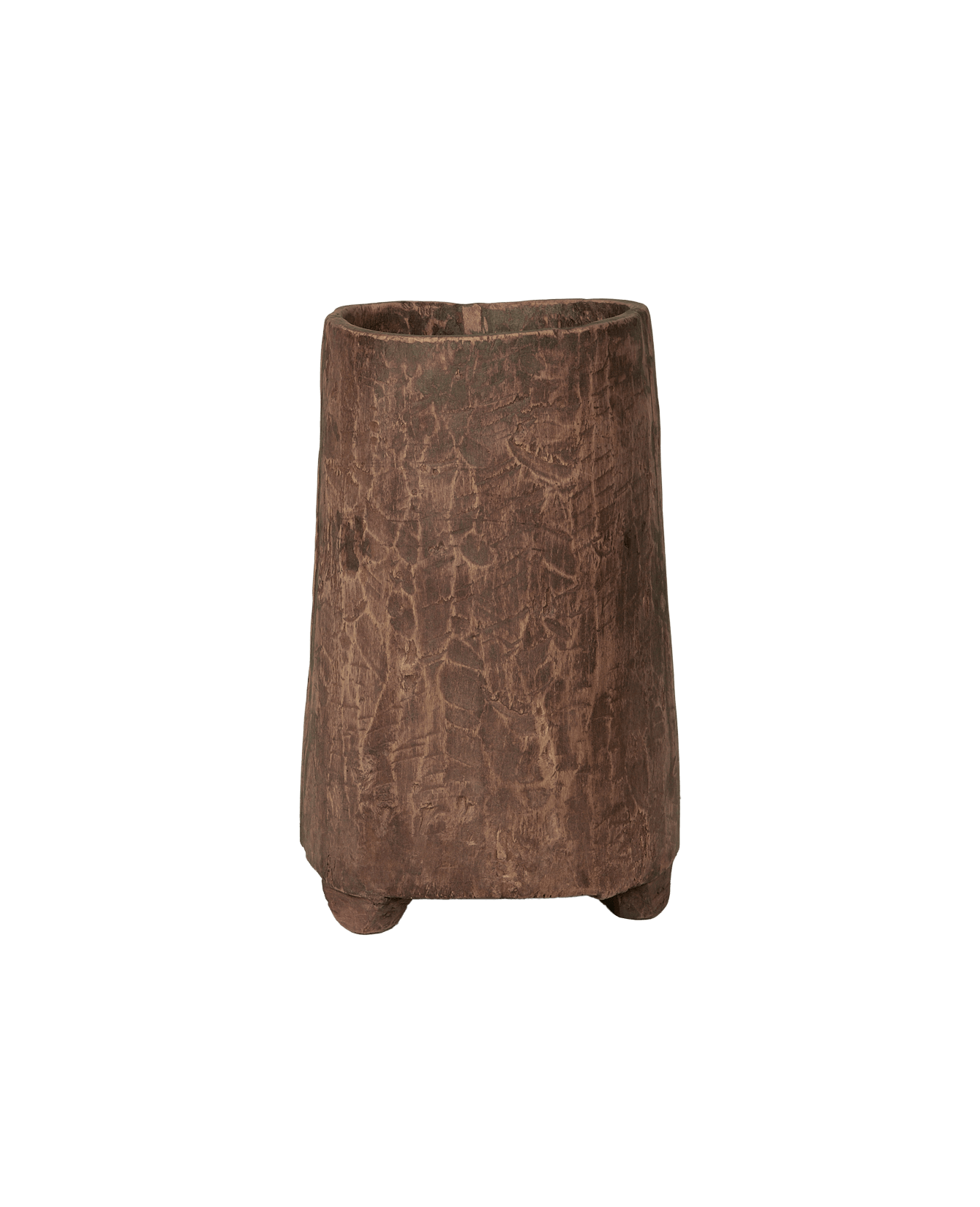 Antique Nagaland Planter from India made of Wood