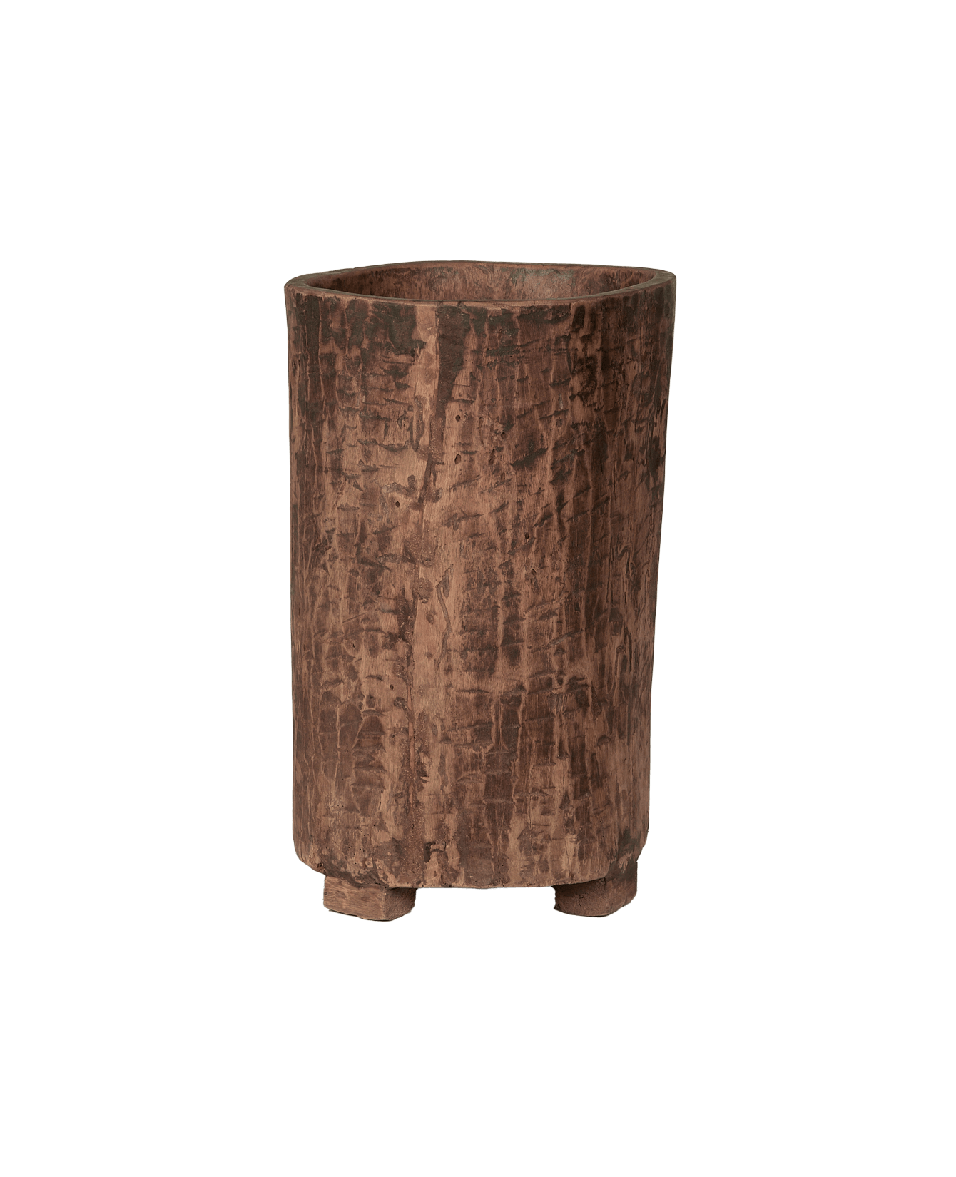 Antique Nagaland Planter from India made of Wood