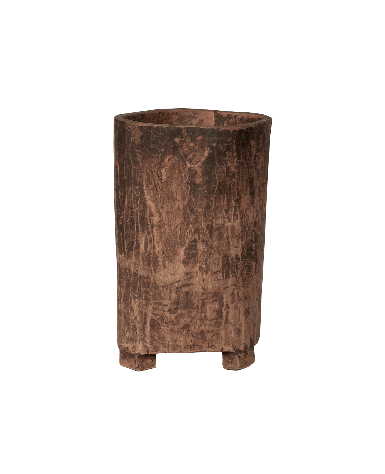 Antique Nagaland Planter from India made of Wood