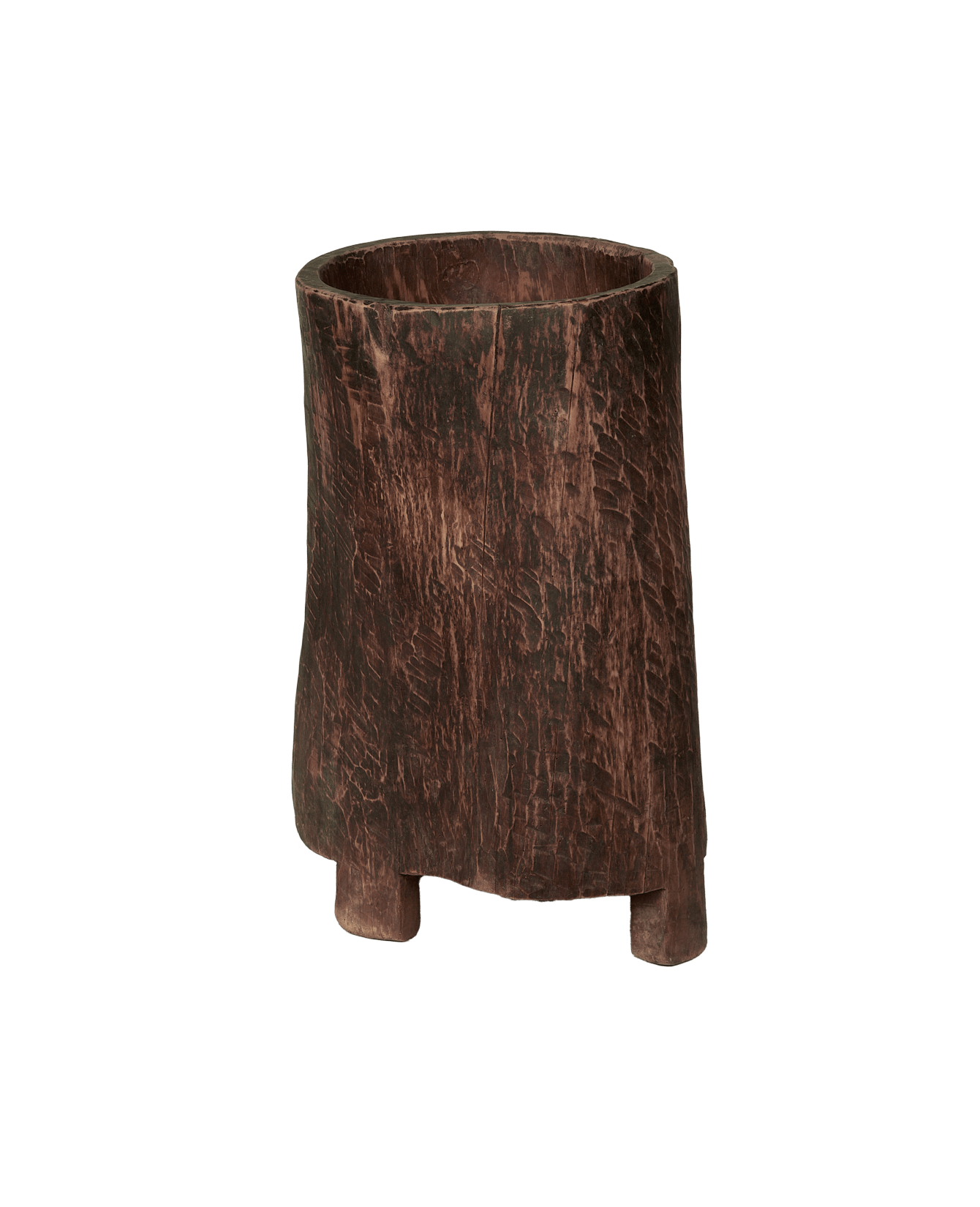 Antique Nagaland Planter from India made of Wood