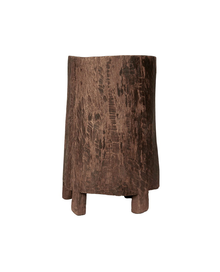 Antique Nagaland Planter from India made of Wood