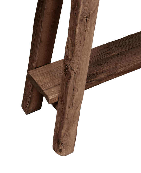 Chestnut Wood Console