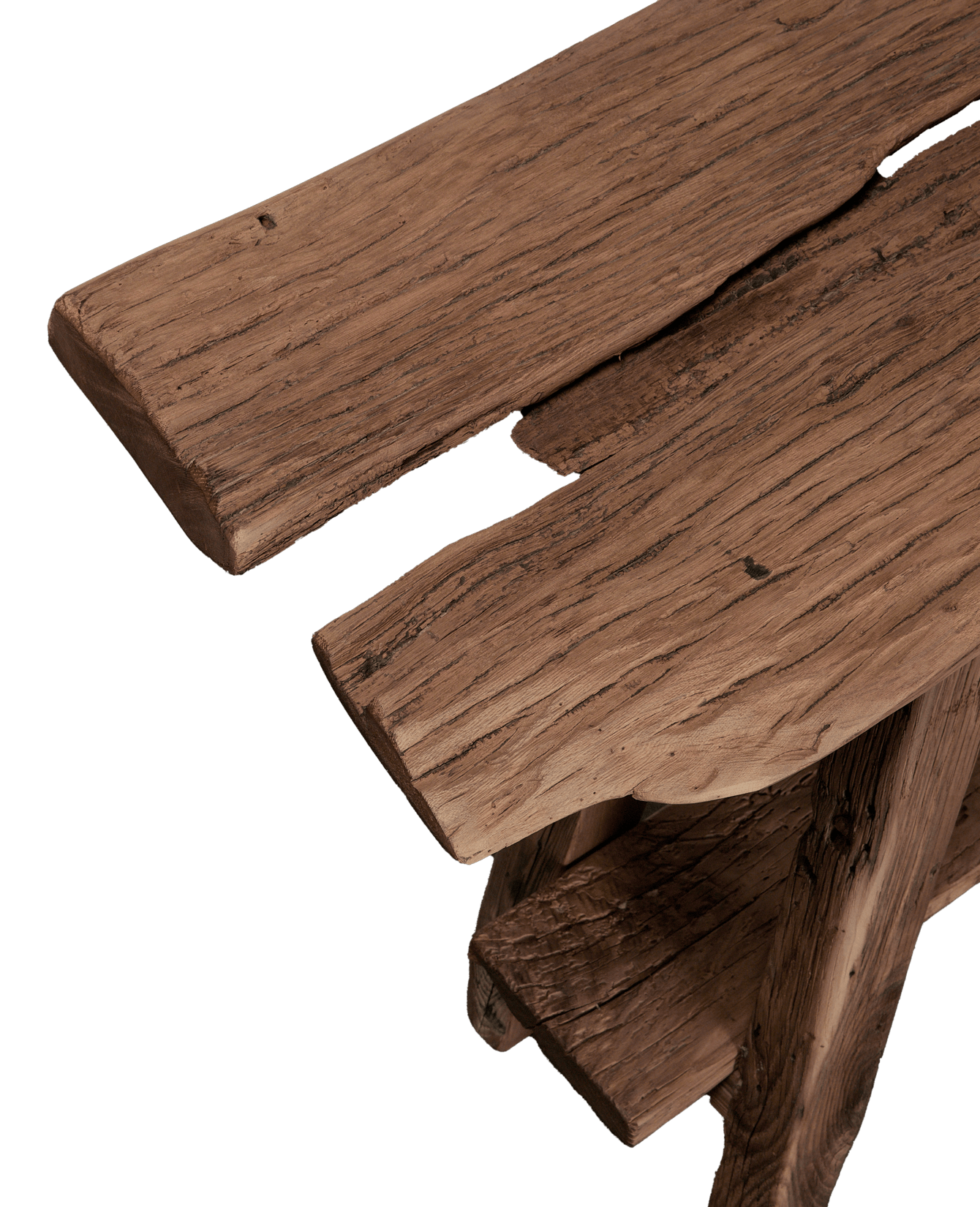 Reclaimed Chestnut Wood Console from Turkey made of Wood