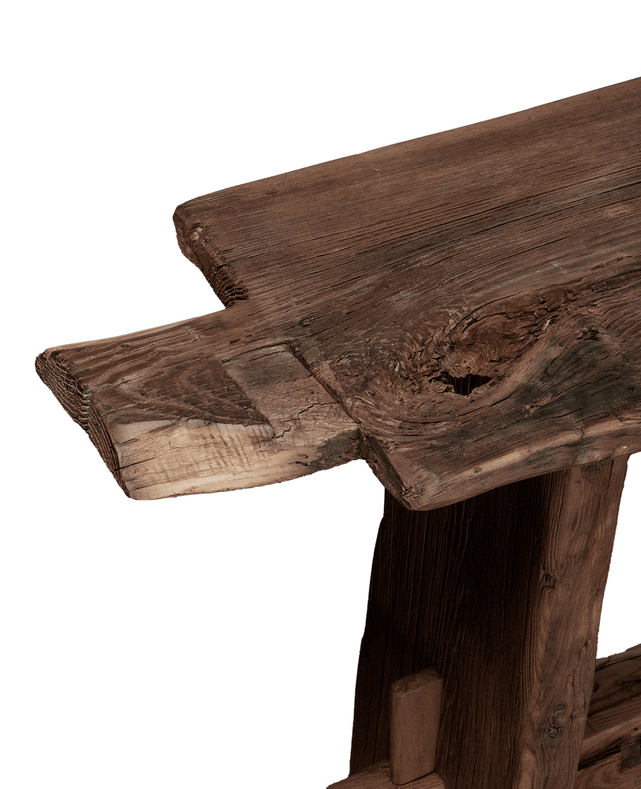 Designed Chestnut Wood Console from Turkey made of Wood
