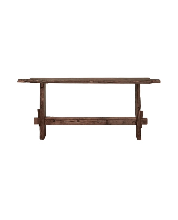 Chestnut Wood Console