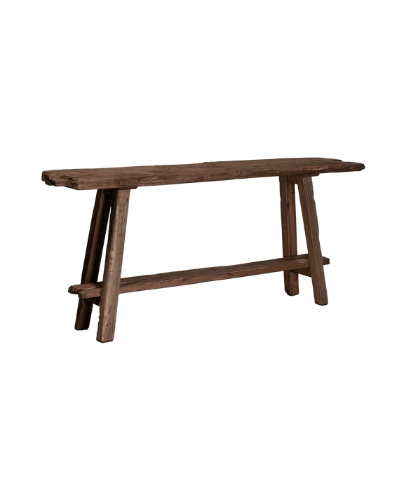 Chestnut Wood Console